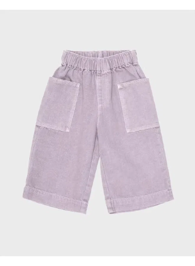 Брюки с карманами Zara, светло-фиолетовый