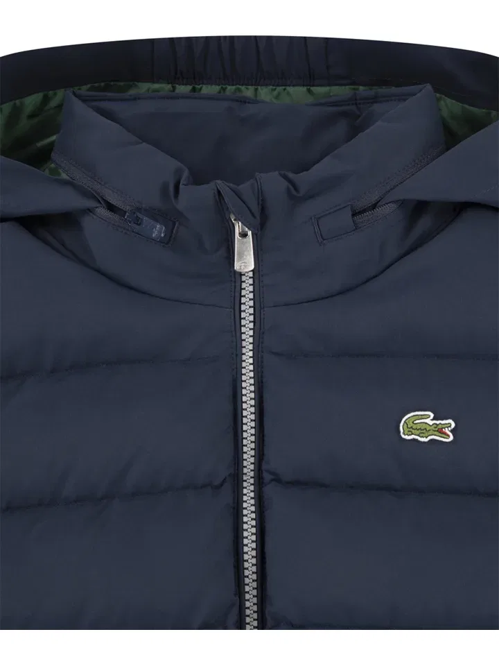 Куртка стеганая Lacoste Kids, темно-синий — фото 3