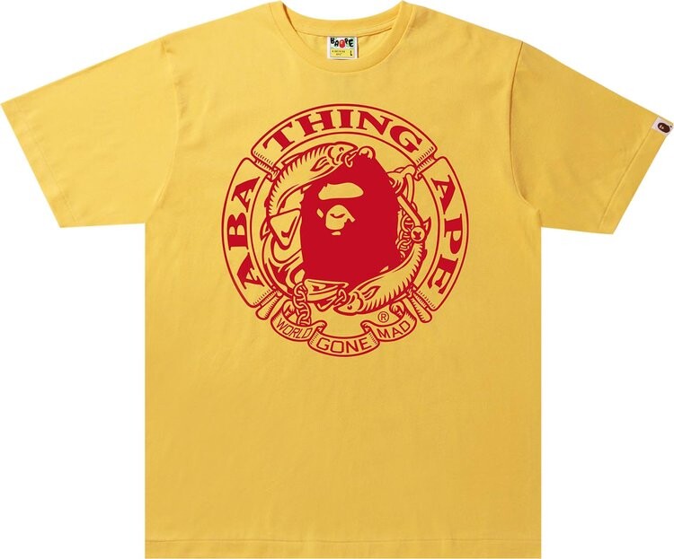 

Футболка BAPE Archive Graphic Tee #5 'Yellow', желтый