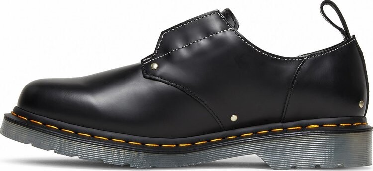 Ботинки мужские Dr. Martens низкие с принтом, черный — фото 3