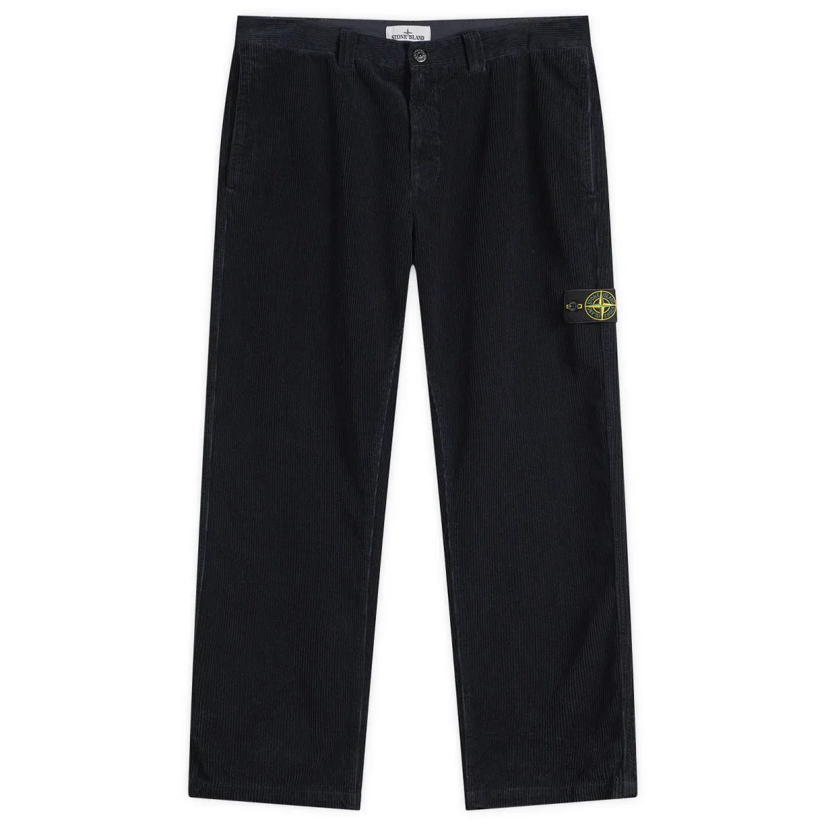 Брюки из органического хлопка с вельветовой фактурой Stone Island, Navy Blue