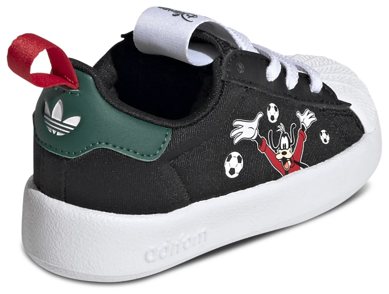 Кроссовки для мальчиков Disney adiFOM Superstar 360 Adidas, цвет Core Black/Better Scarlet/Collegiate Green — фото 3