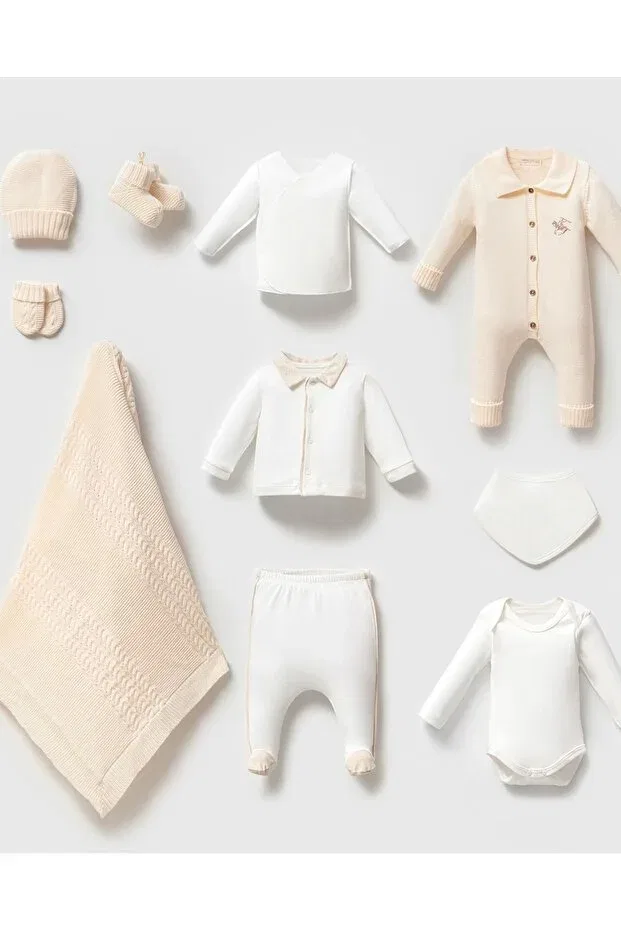 Детский комплект одежды для новорожденных трикотажный Rudolph Mert Baby, Nude Color