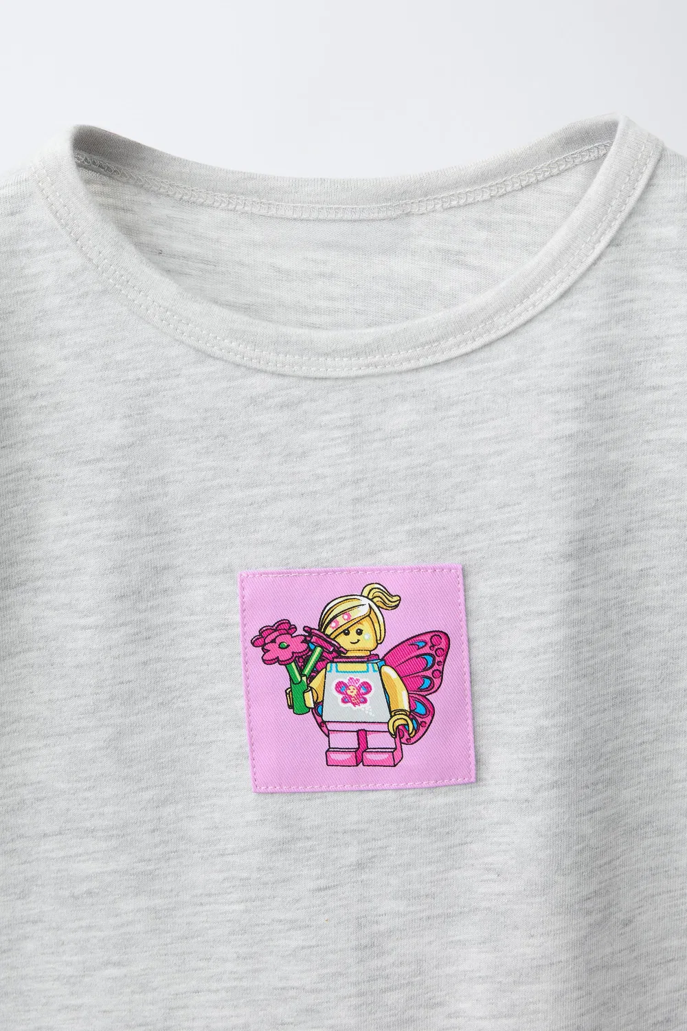 Футболка с принтом LEGO ZARA, Grey Marl — фото 3