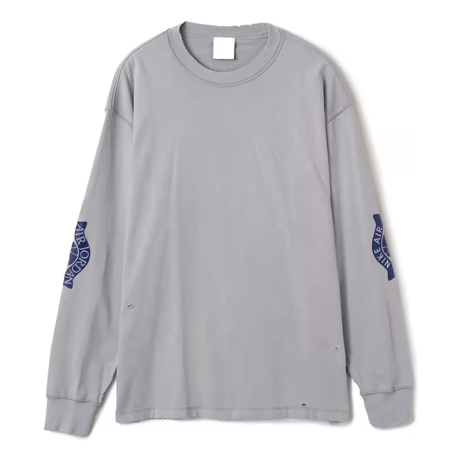 

Футболка Air Jordan Rare Air Long Sleeve T-Shirt 'Light Smoke Grey', серый
