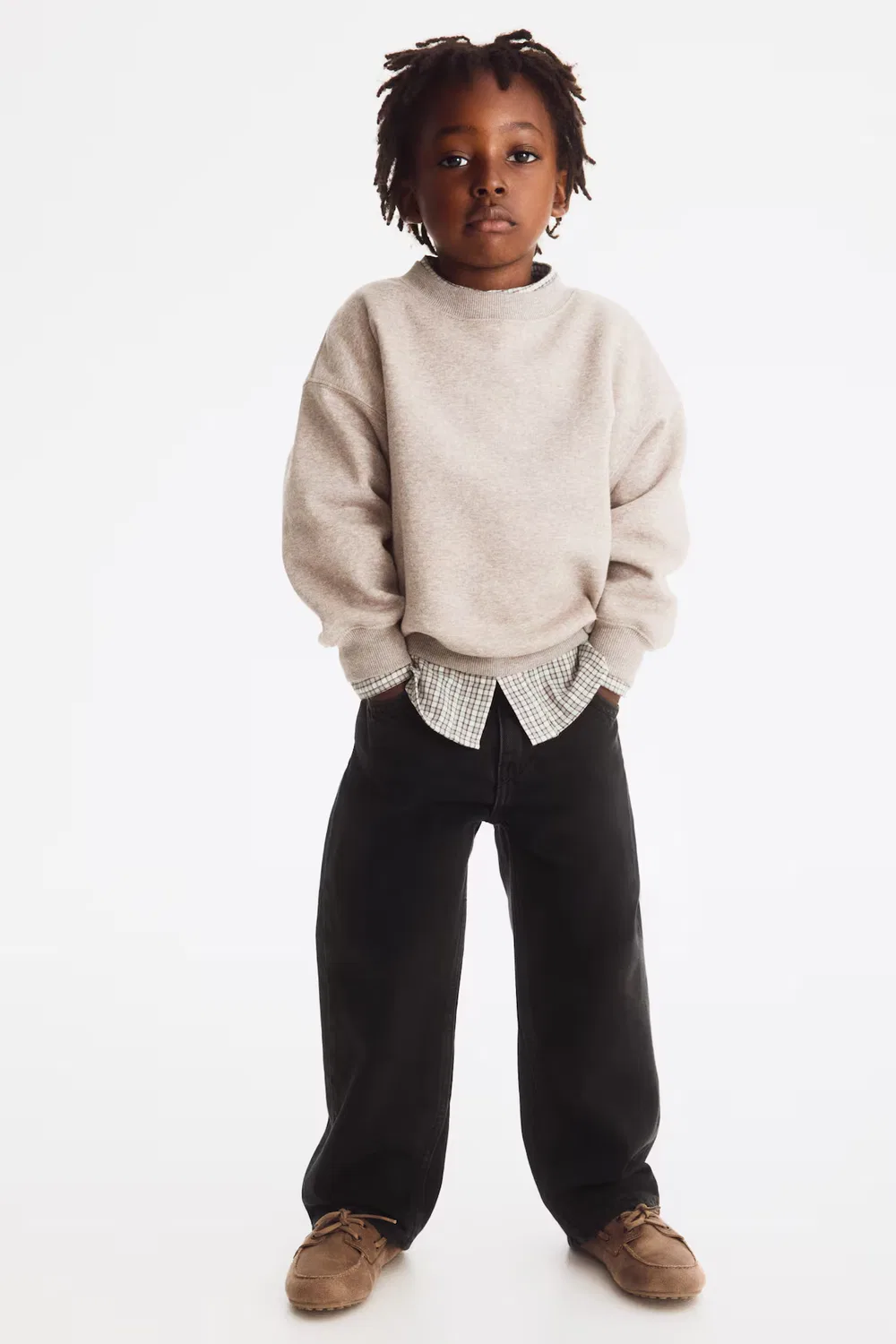 Джинсы свободного кроя H&M, Schwarz