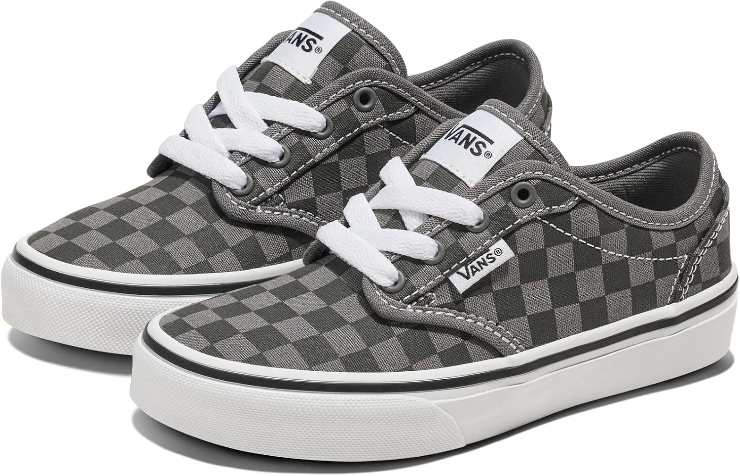 Детские кроссовки для мальчиков Atwood Vans, Tonal Check Faded Black — фото 2