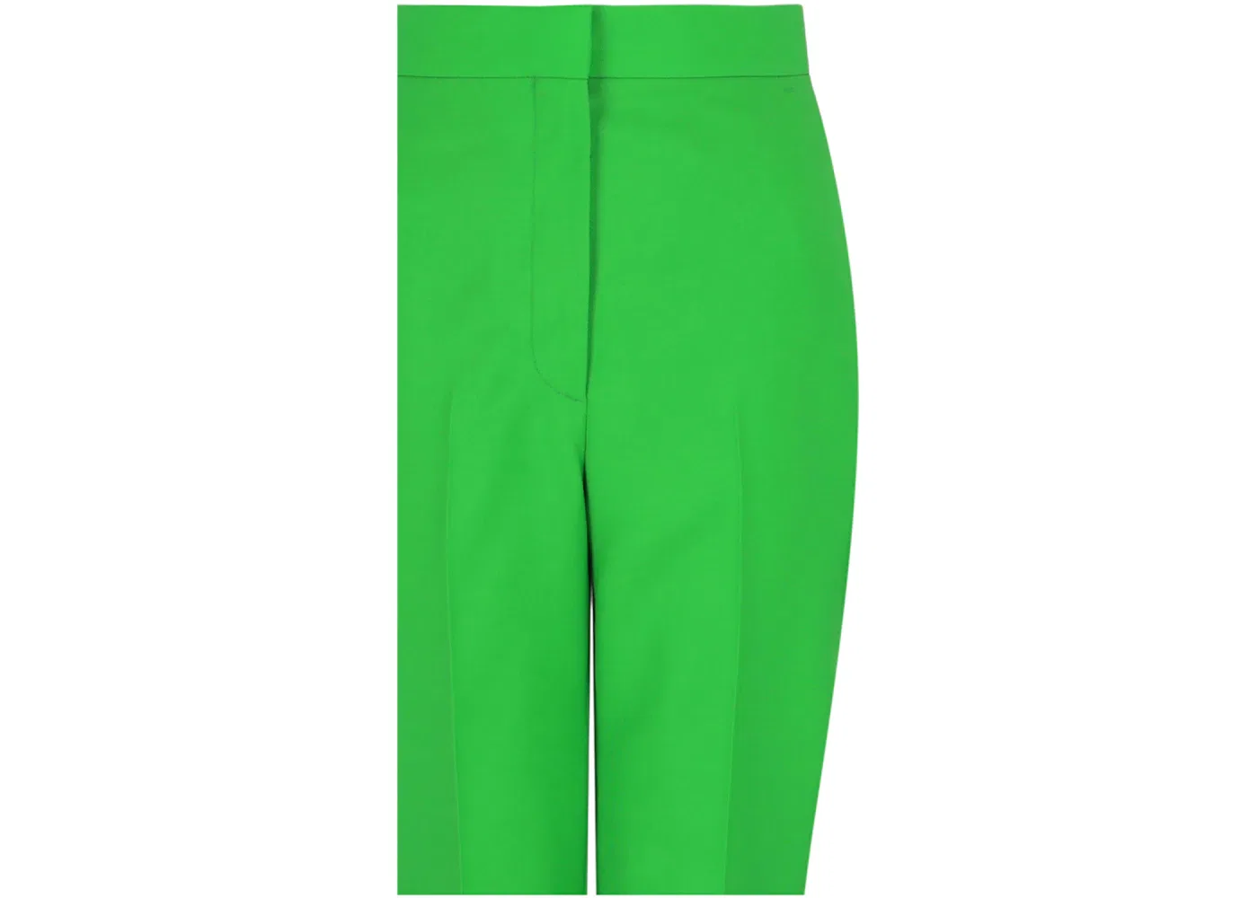 Женские брюки из шерстяной смеси Alexander McQueen, цвет Acid Green — фото 3