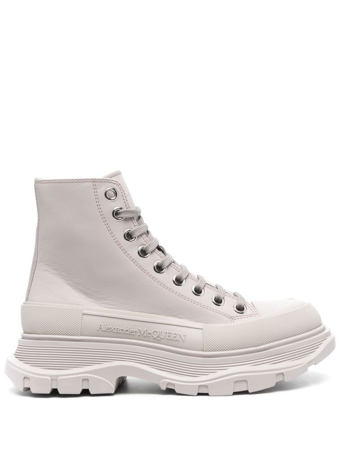 

Alexander McQueen высокие кеды Tread Slick, серый