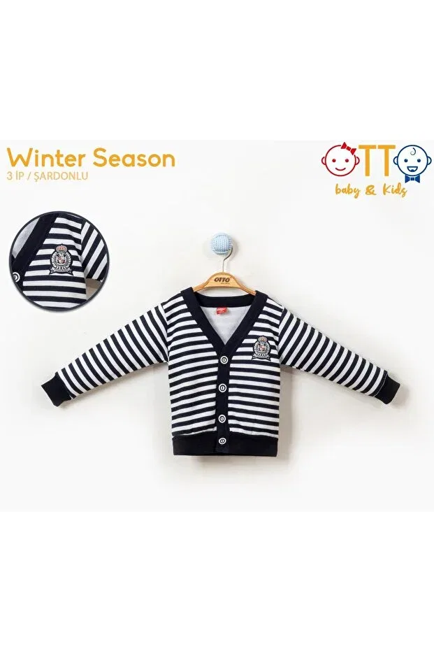 Детский кардиган с принтом Otto Baby, Zebra
