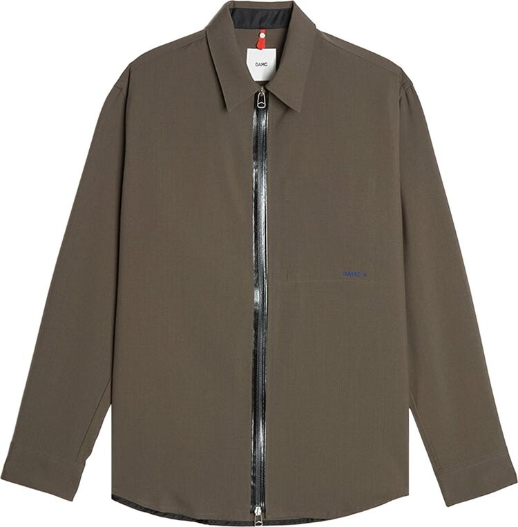 

Рубашка OAMC Ian Shirt II 'Shale', коричневый
