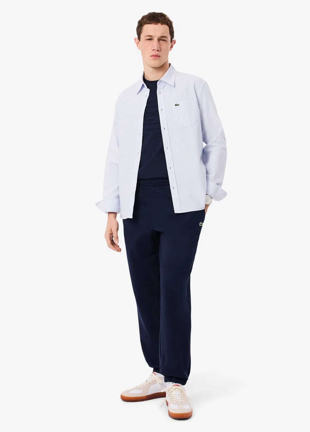 Футболка Lacoste Classic Fit, черная — фото 4