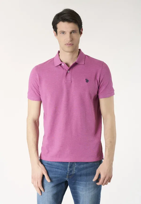 Поло дышащая Polo shirt U.S. Polo Assn., Magenta, пурпурный