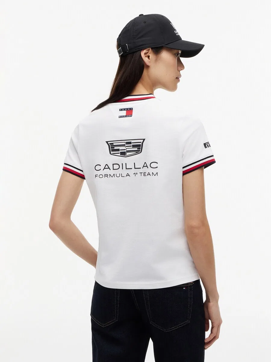 Футболка TOMMY HILFIGER 'TH x CF1' белого цвета — фото 2