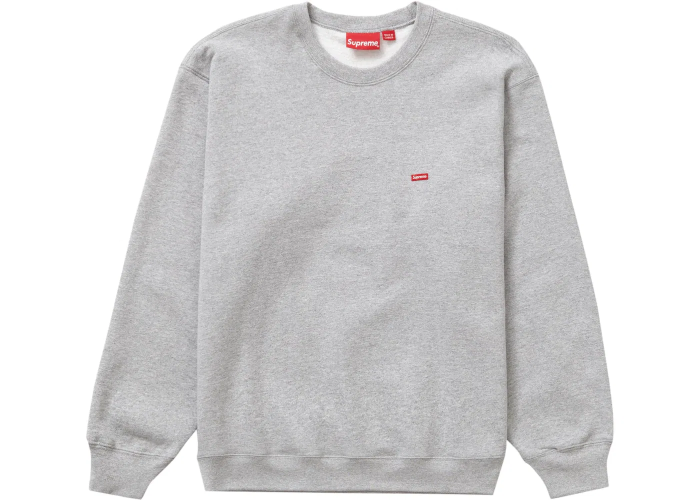 Мужской свитшот с круглым вырезом Supreme Crewneck, Heather Grey