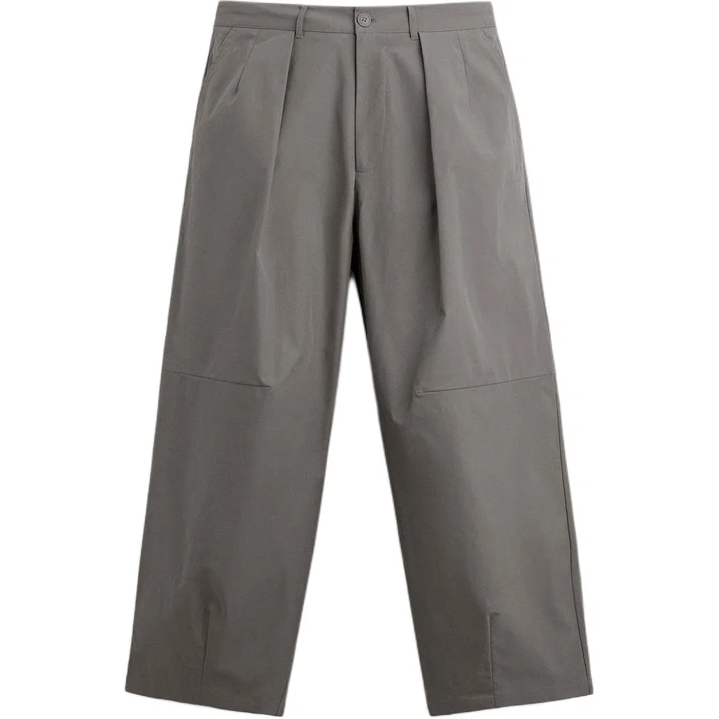 Повседневные брюки с широкими штанинами, ZARA, Gray