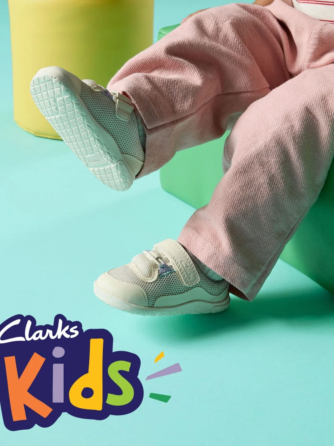 Кроссовки Harbour Hero Barefoot Clarks, белый — фото 2
