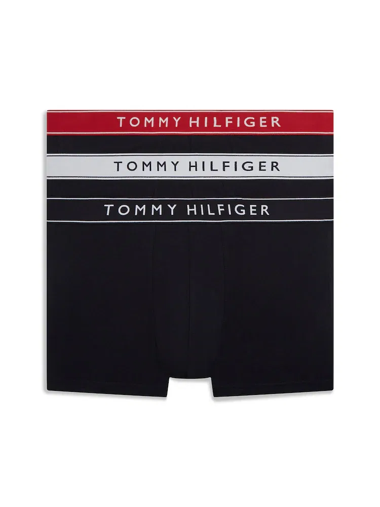 Трусы TOMMY HILFIGER, Trunk 3P, Red