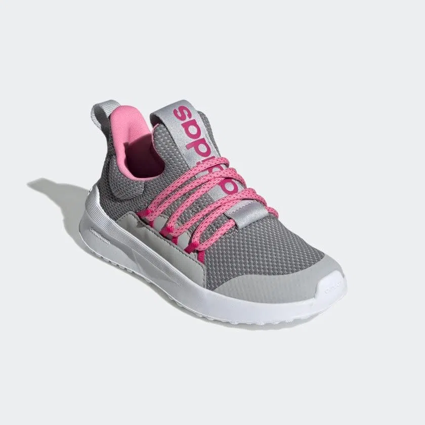 Детские кроссовки для девочек Lite Racer Adapt 5.0, Grey/Grey/Team Real Magenta — фото 4