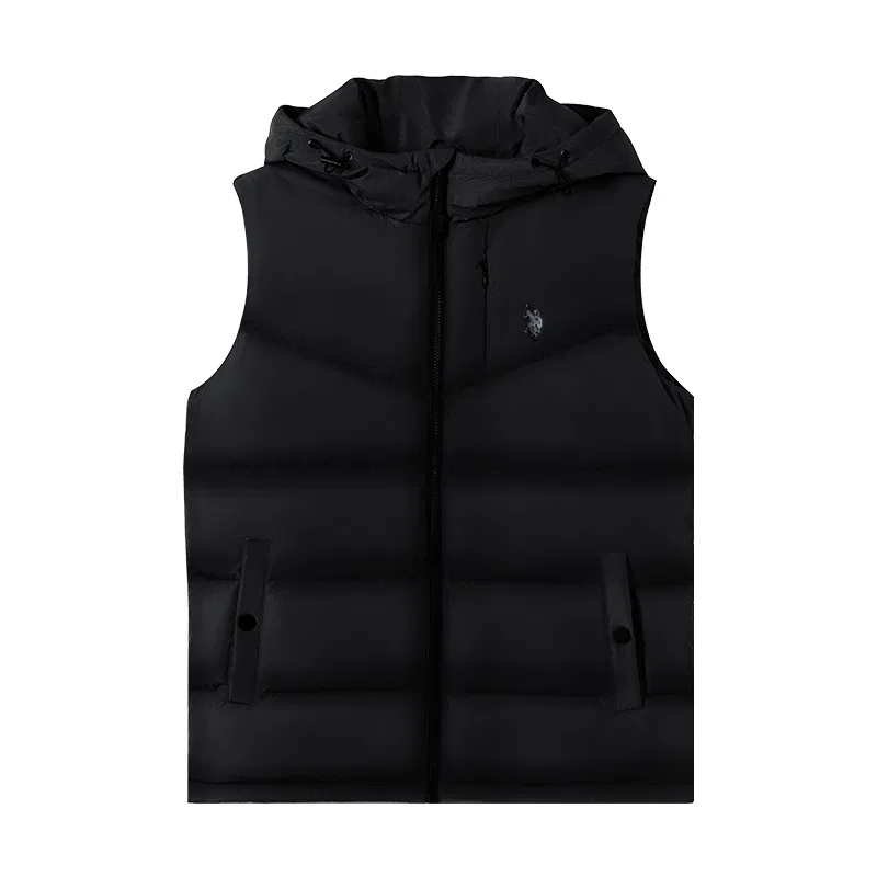 Мужская жилетка с капюшоном U.S. POLO ASSN., Black