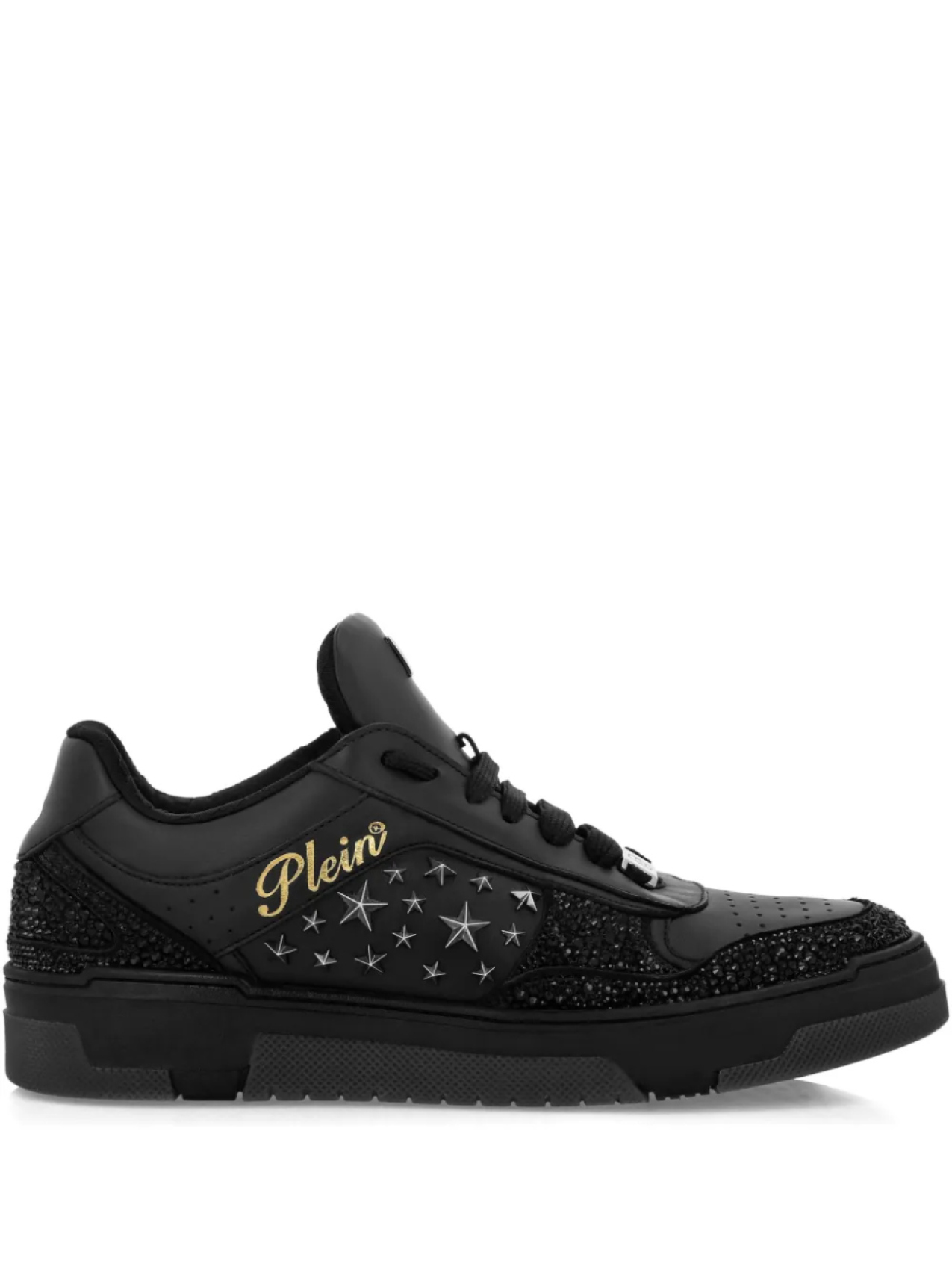 Кроссовки с заклепками Philipp Plein, черный