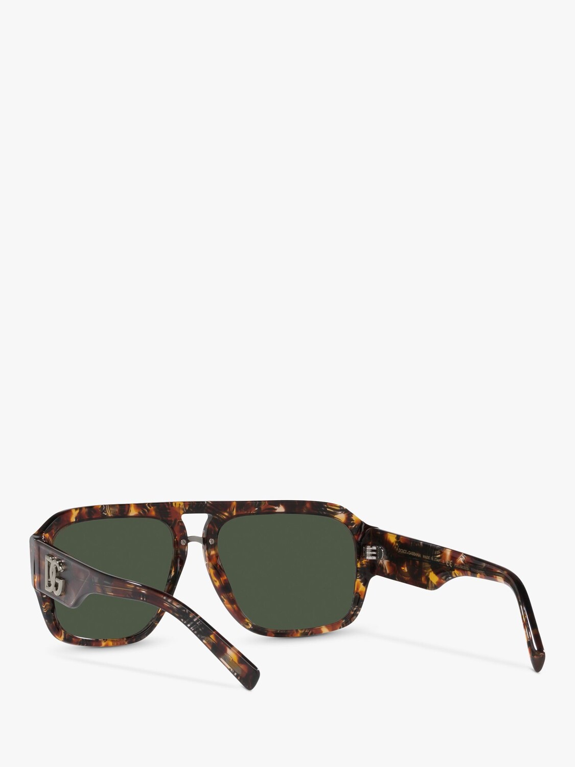 Dolce & Gabbana DG4403 Мужские поляризационные солнцезащитные очки-авиаторы, красный Гавана/серый — фото 3