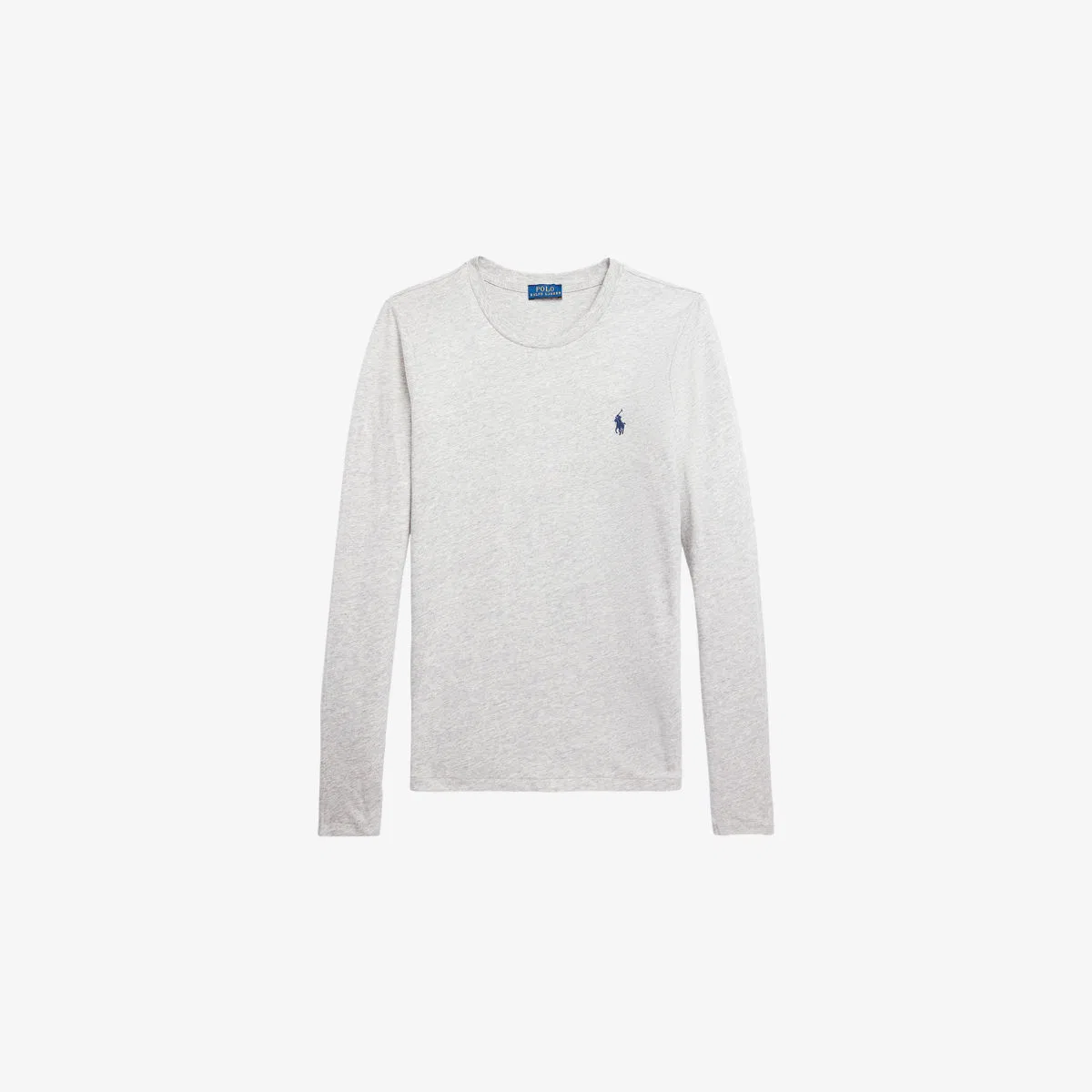 Хлопковая блузка с длинными рукавами и вышитым логотипом Polo Ralph Lauren