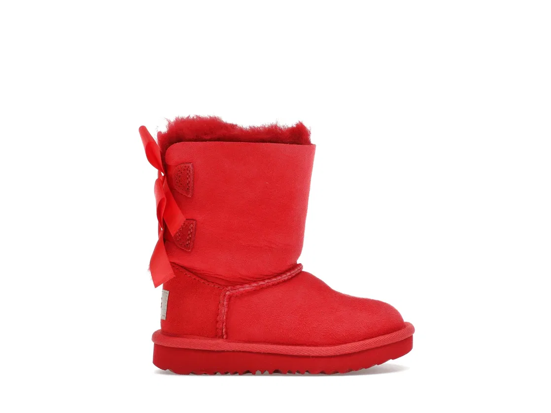 Детские ботинки с бантом UGG Bailey Bow II Boot, Samba Red