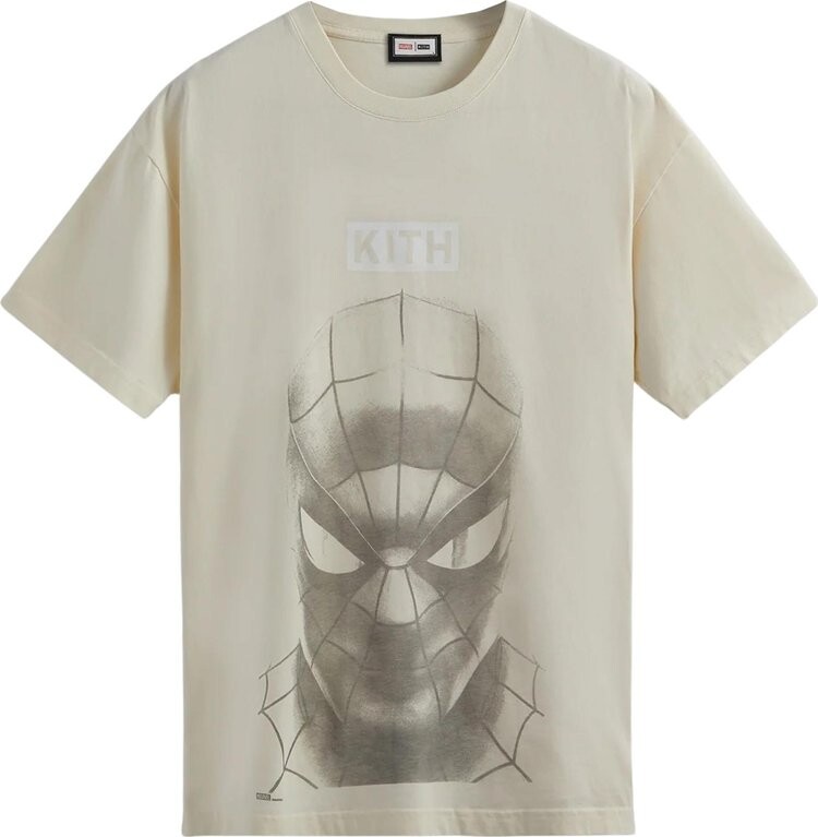 

Футболка Kith For Spider-Man Vigilante Vintage Tee 'Sandrift', кремовый, Бежевый, Футболка Kith For Spider-Man Vigilante Vintage Tee 'Sandrift', кремовый