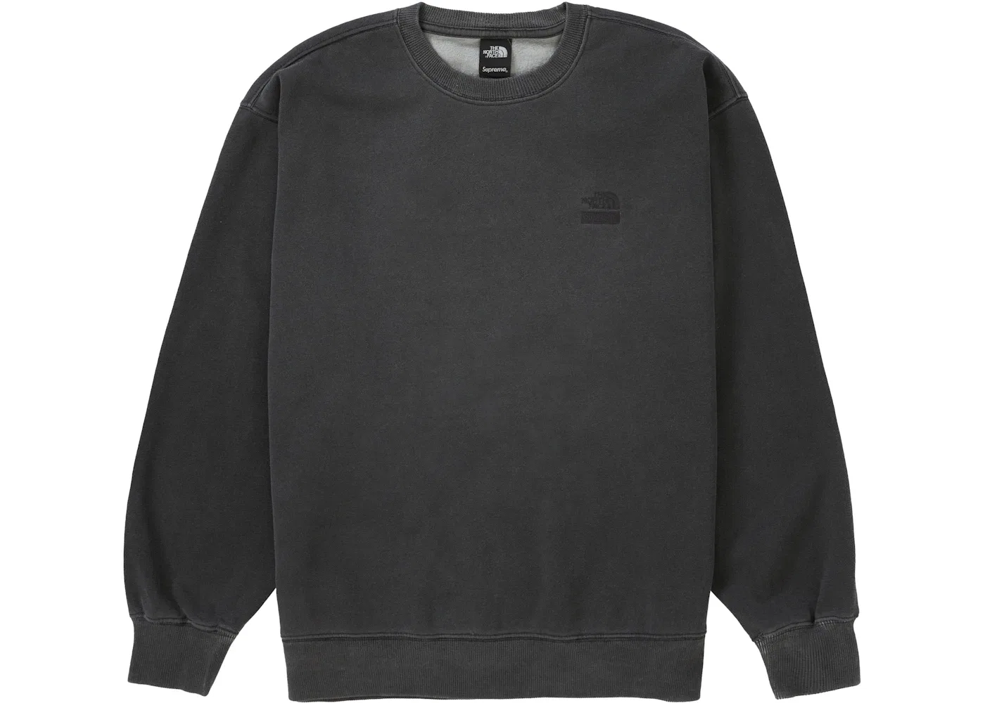 Мужской свитшот с принтом Pigment Printed Crewneck Supreme, Black