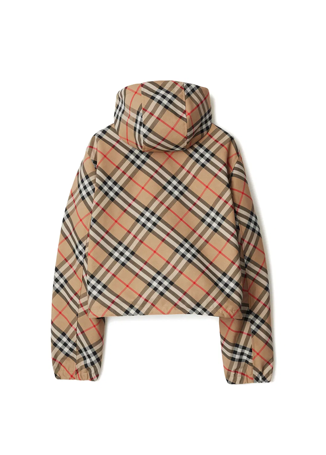 Куртка Burberry, женская, клетчатая, бежевый — фото 3