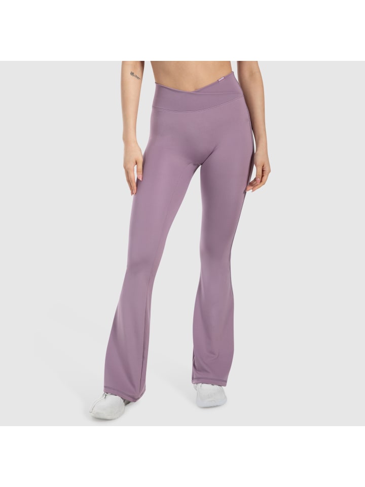 

SMILODOX Леггинсы-клеш Leonora фиолетового цвета