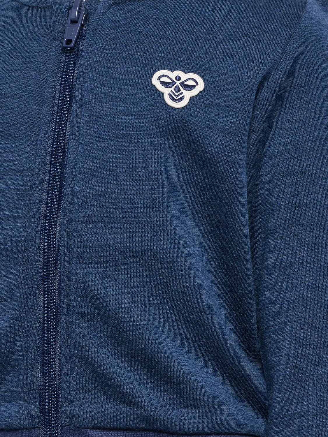 Детская куртка с молнией Hmlmini Hummel, BLAU Navyblau Gletscherblau — фото 3