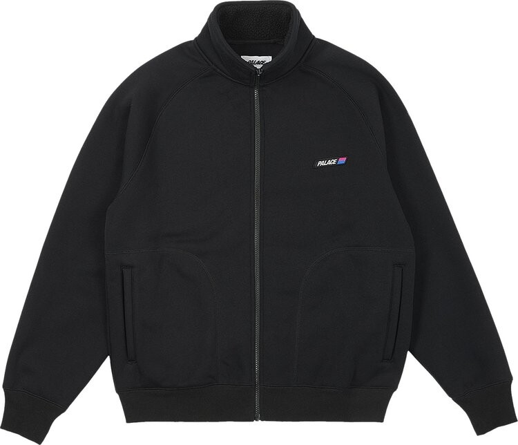 

Толстовка Palace Fleece Bonded Full Zip 'Black', черный