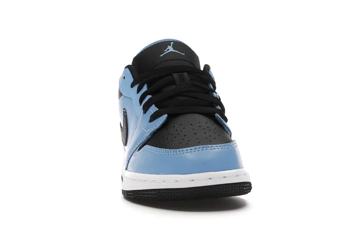 Детские кроссовки Lifestyle с принтом Jordan 1 Low University Blue Black, University Blue/Black-White — фото 2