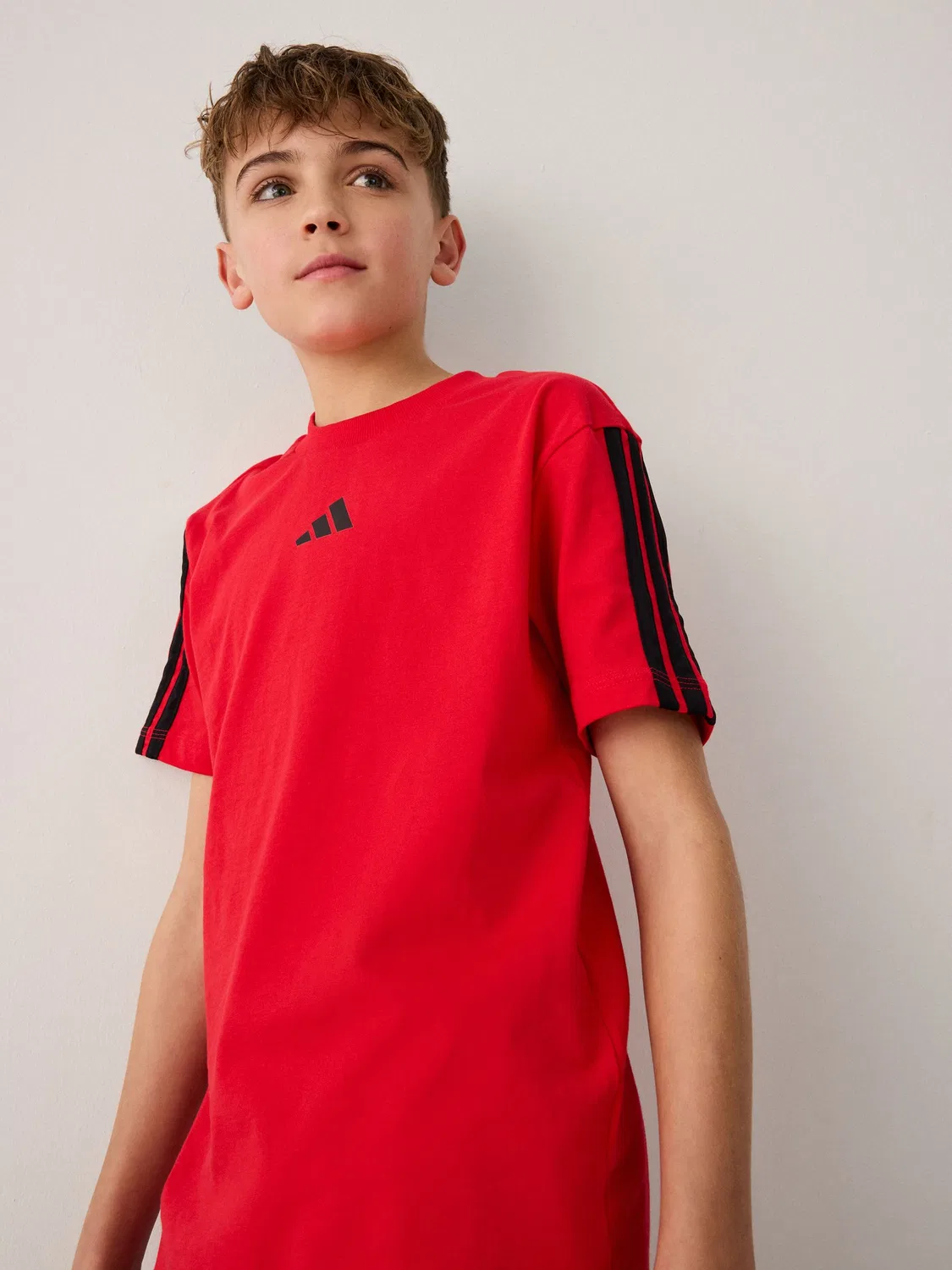 Футболка adidas Red Essentials, детская, красный — фото 3