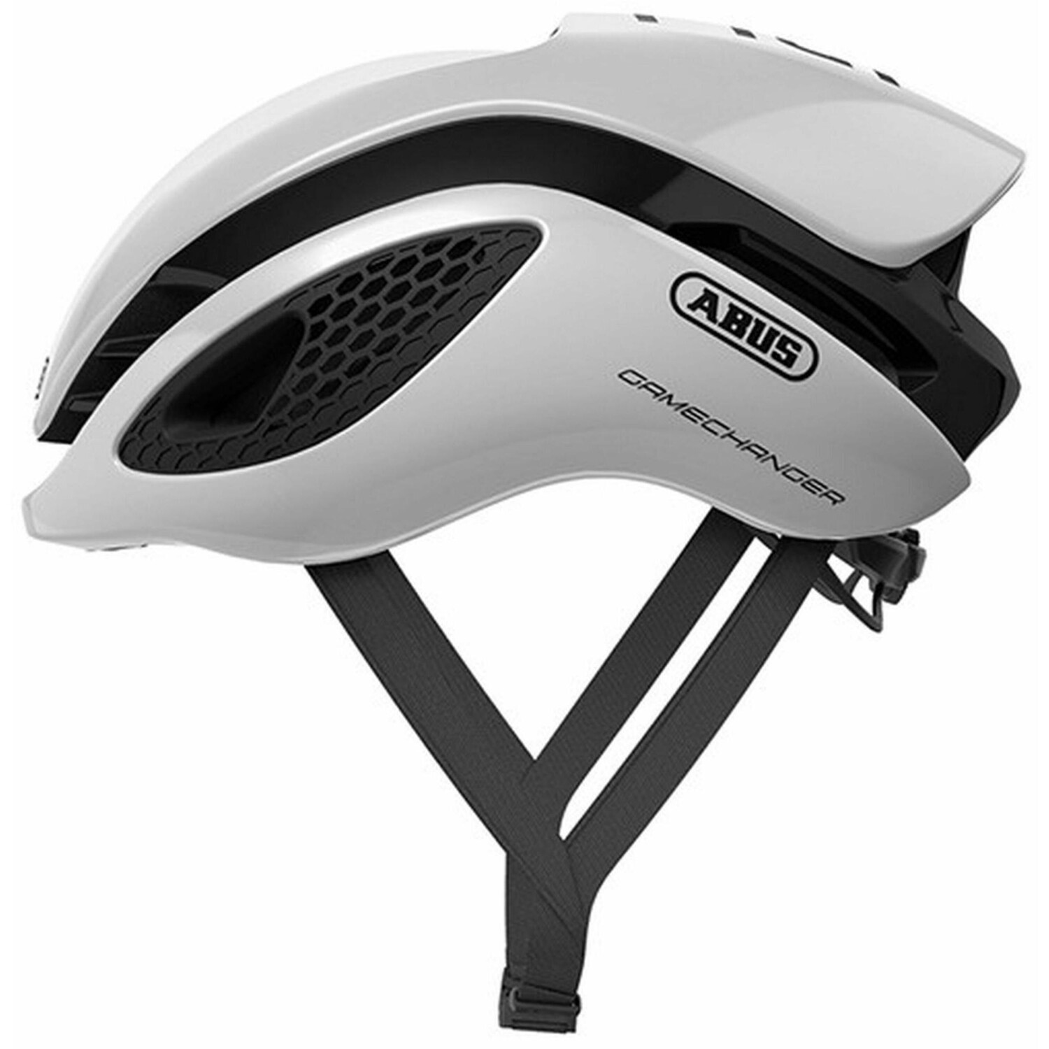 

Шлем для гоночного велосипеда ABUS "Gamechanger", белый / белый / черный
