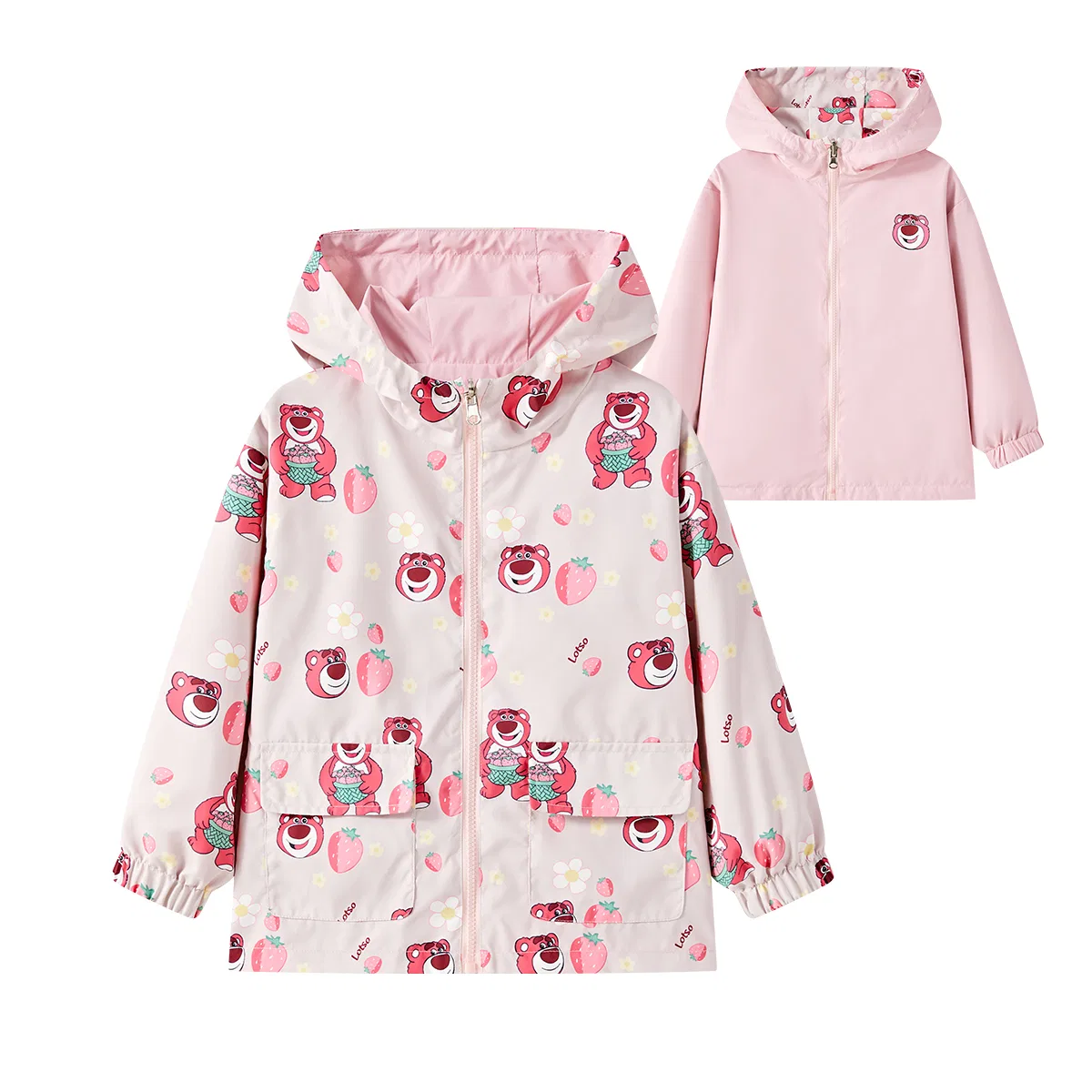 Детский топ с принтом Strawberry Bear Disney, Apricot