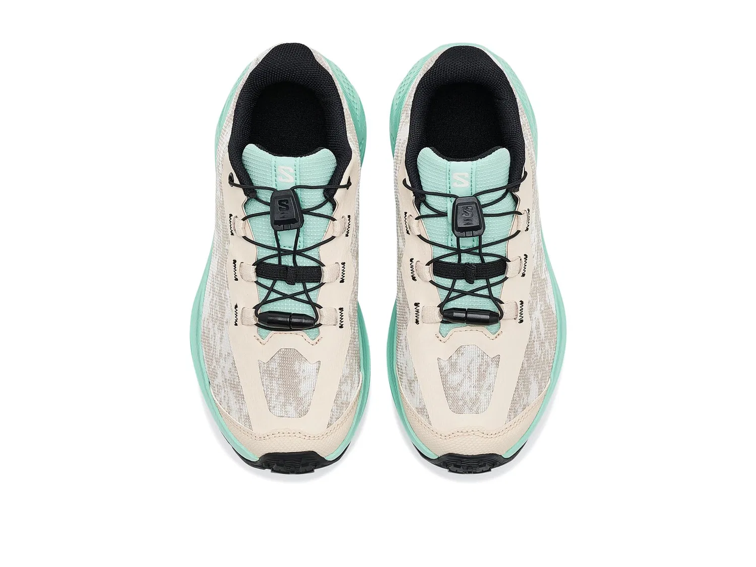 Кроссовки Aero GRVL (для маленьких и больших детей) Salomon Kids, Tapioca/Lichen/Black — фото 3