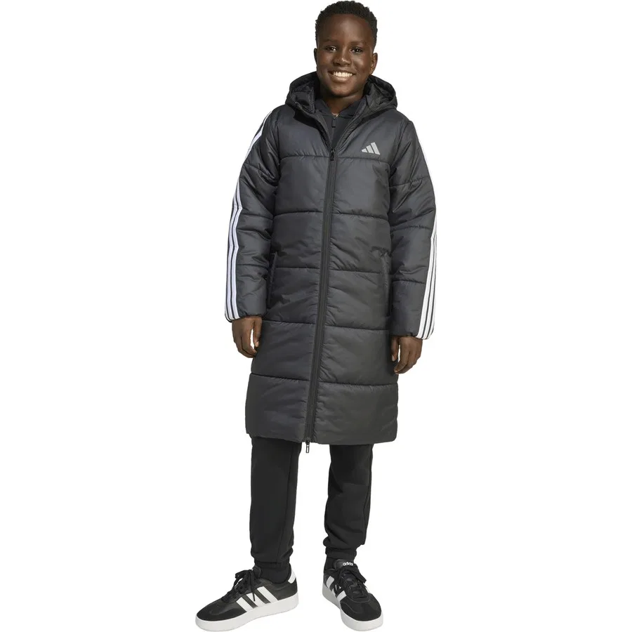Детское пальто с длинным рукавом adidas JW2484 J Long Coat, Черный