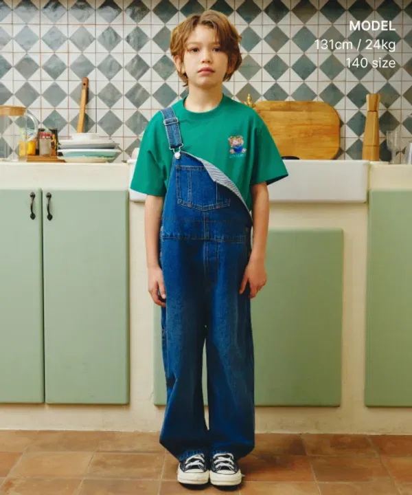 Футболка с принтом Gardener's Icon, Musinsa Standard Kids, ирландский зеленый — фото 2