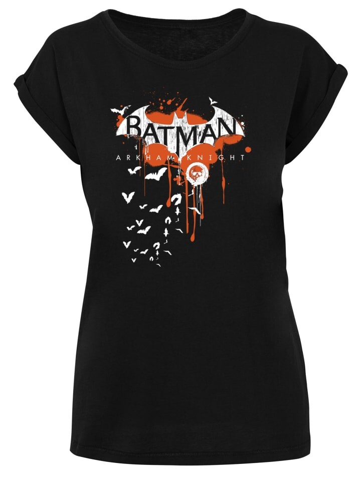 

Футболка F4NT4STIC DC Comics Batman Arkham Knight Halloween Logo Art, черный