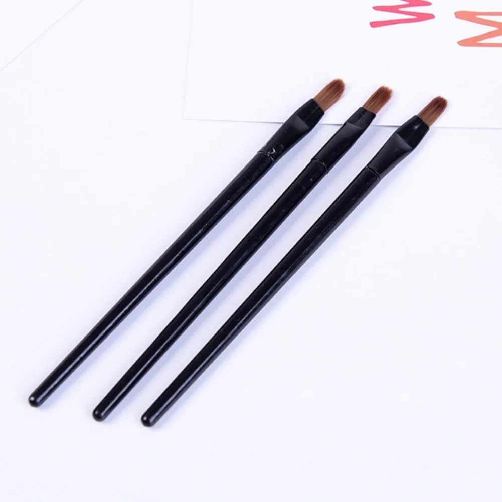 Кисть для губ, синтетический ворс, 10 г, Black Generic — фото 3