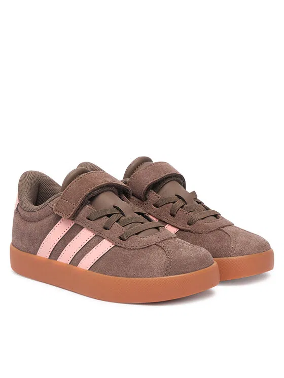 Кроссовки Vl Court 3.0 Shoes Adidas, коричневый — фото 2