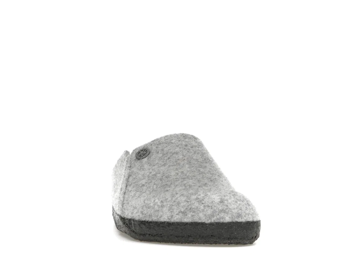 Детские клоги с овчиной Birkenstock Zermatt Shearling Clog, Light Gray — фото 2