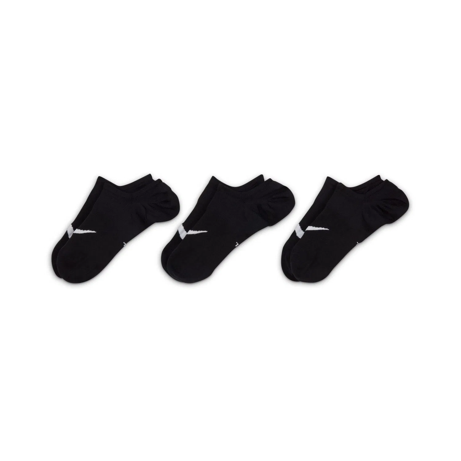 Женские носки-следы с технологией Dri-FIT Nike, Black — фото 4