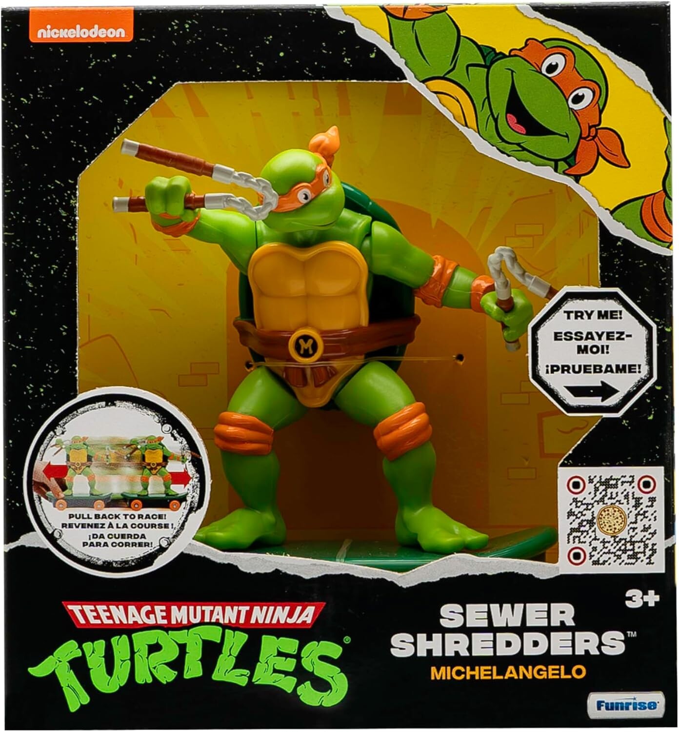 

Фигурка Teenage Mutant Ninja Turtles, Michelangelo Classic Edition, 12,7 см