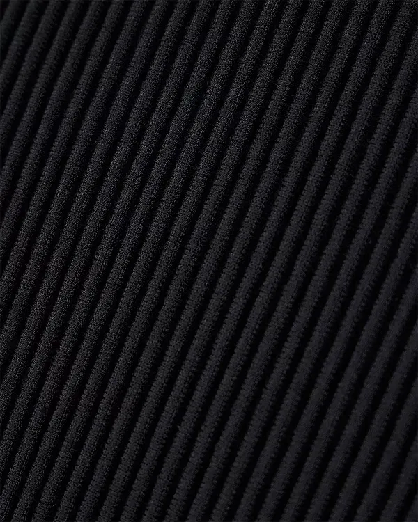 Женская юбка с бахромой Emporio Armani, Solid Black — фото 2