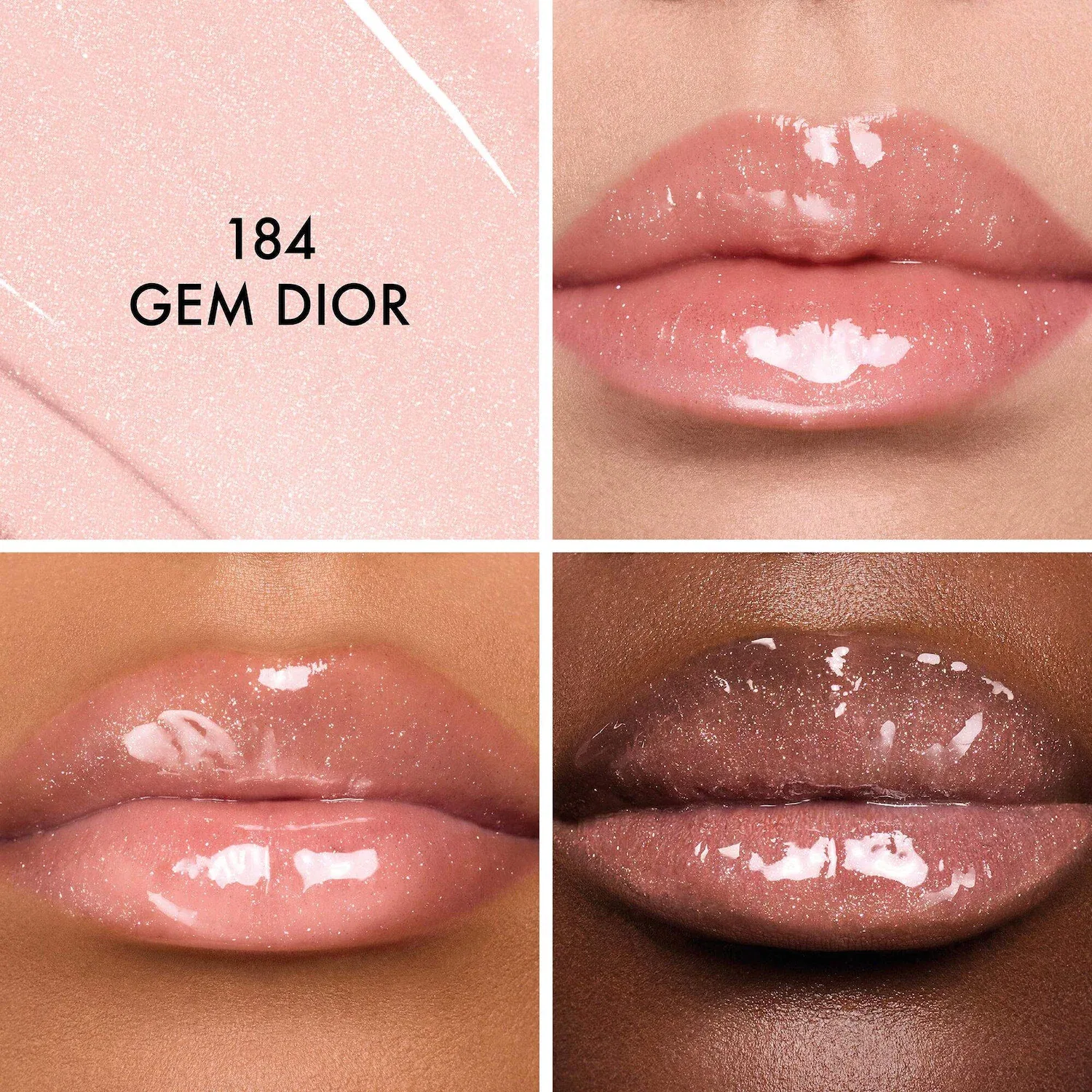 Помада-блеск для губ 2,7 г увлажняющая High Shine finish DIOR, 184 Gem Dior — фото 2
