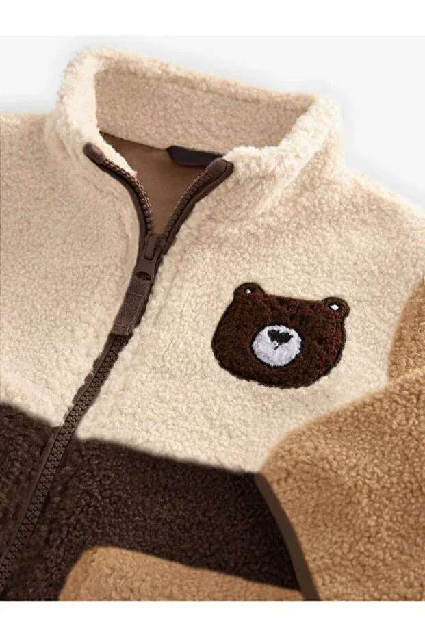 Детское пальто для девочек плюшевое Barbosa Fsc, Brown